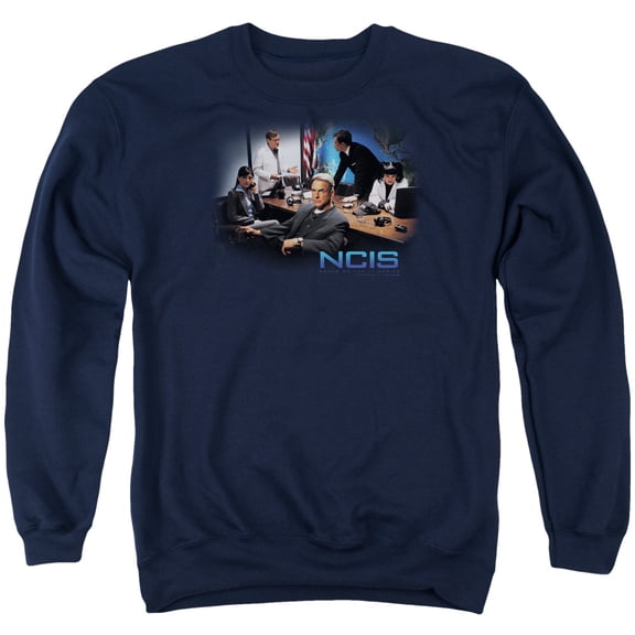 Ncis Original Cast Adult Crewneck Sweatshirt Navy