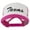 Hot Pink White, variant on Mid States Texas Embroidered Foam Mesh Back Cap - Maroon White OSFM