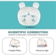 thumbnail image 4 of Muitar Soft Baby Pillows Unisex Newborn Head Shaping Infant Support Sleeping Pillows with Bear Ears[HK], 4 of 5