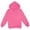 F024-Hot Pink, variant on hengsof Girls Hoodie Sweatshirt Solid Color Fashion Casual Jacket Spring Fall Long Sleeve Pullover Sweatshirt