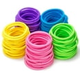 thumbnail image 3 of Artrylin 180 Pieces Multicolor Baby Girls Hair Ties No Crease Hair Bands Ponytail Holder for Baby Girls Infants Toddlers (Diameter 2.5 cm), 3 of 5