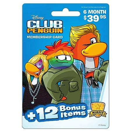 Interactive Commicat Disney Club Penguin 6 Month $39.95
