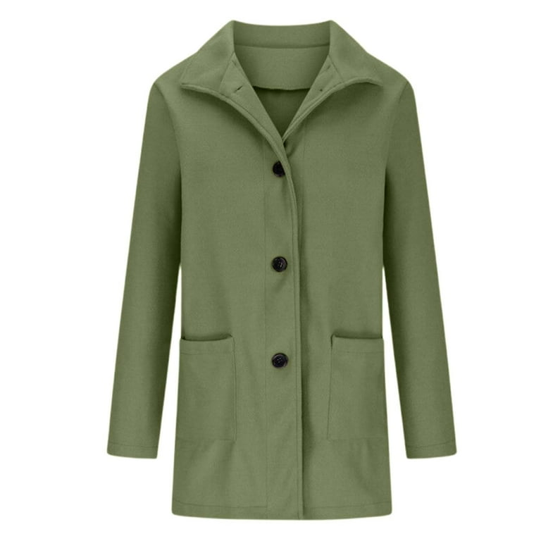 Women's Autumn Winter Vintage Solid Color Button Up Stand Collar Wool Coat Wool Long Coats Pale Wool Coat Suede Dress Coat Collarless Wool Coat Women Wool Blend Long Coat Women Warm Lamb Women's Autumn Winter Vintage Solid Color Button Up Stand Collar Wool Coat Wool Long Coats Pale Wool Coat Suede Dress Coat Collarless Wool Coat Women Wool Blend Long Coat Women Warm Lamb