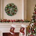 thumbnail image 4 of Ganfancp Christmas Stocking Santa Snowman Reindeer Xmas Character Christmas Decorations And Party Accessory Rebajas Hoy Liquidación 1X Media de Navidad, 4 of 6