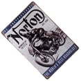 thumbnail image 4 of Cartel de metal, motocicleta, arte, publicidad, placa de pared, placa de decoración vintage para pub, restaurante en casa Inevent HA8242-00B, 4 of 6