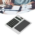 thumbnail image 3 of Desktop Calculator, with Notepad Function 12-Digit LCD Writing Pad & Silent Buttons Solar Battery Powered, for Office Home School Accounting Financial Use, 3 of 7