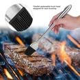 thumbnail image 3 of Domqga Pinceau à Badigeonner, Pinceau à Barbecue, Manche en Acier Inoxydable Tête en Silicone Pinceau à Huile pour Barbecue Outil de Rôtissage, 3 of 8