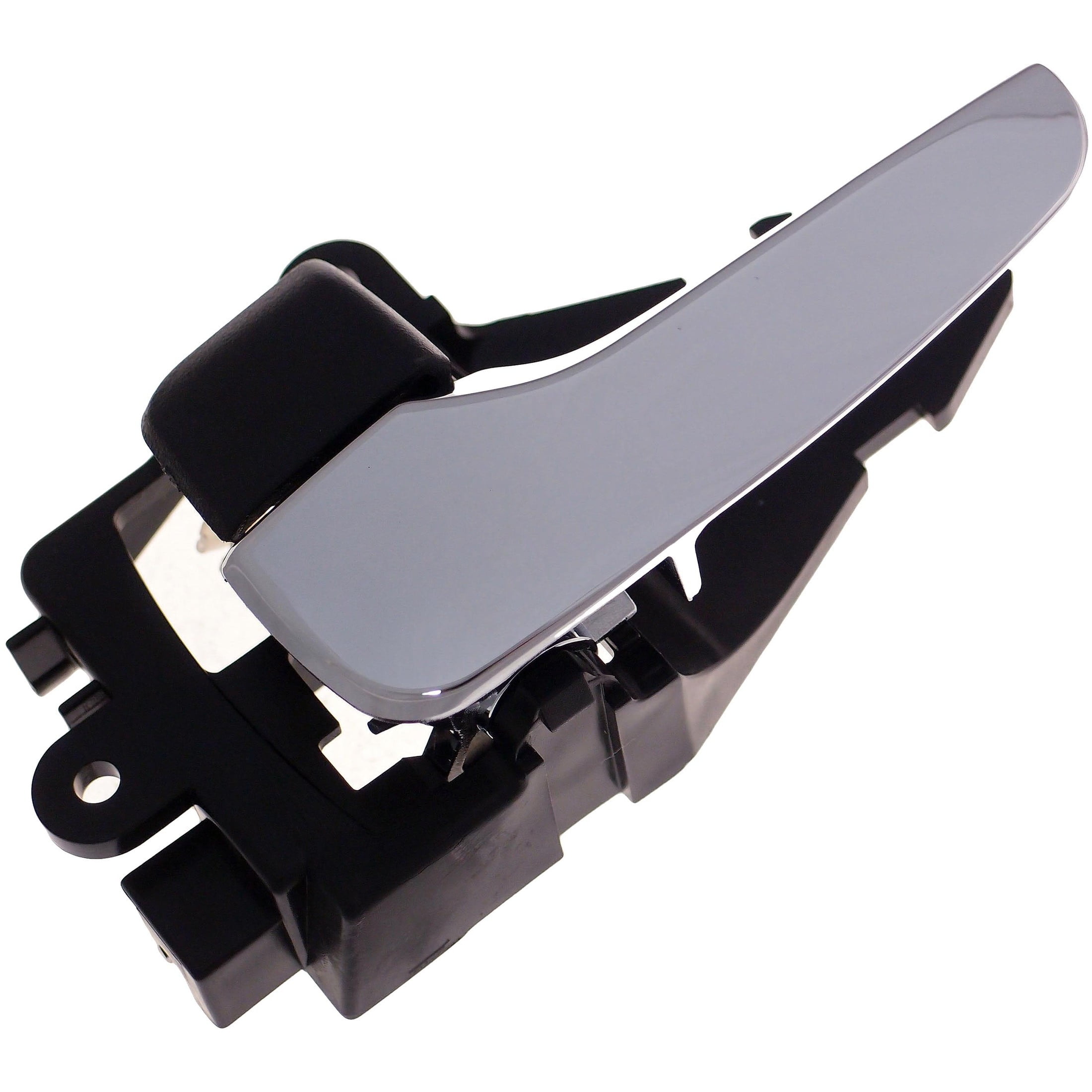 Dorman 83689 Interior Door Handle for Specific Mitsubishi Models, Chrome Lever; Black Knob