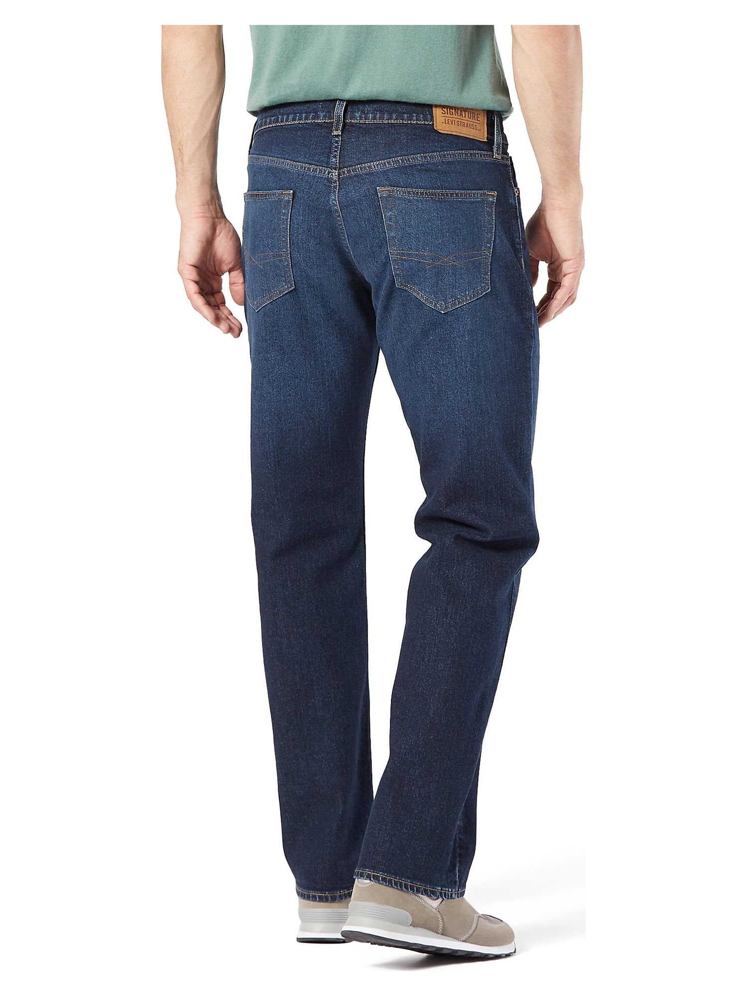 Signature By Levi Strauss & Co. Men's and Big Men's Relaxed Fit Jeans ...