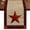 Beige, variant on Western Star Vintage Burlap Cotton Table Runner 13x48 Inches Long, Leopard Print Black Wheat Ear Border Farmhouse Table Runners, Outdoor Dining Table Decor for Baby Shower/Party/Wedding