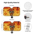 thumbnail image 3 of XMXY Car Sun Shade Windshield, Skull and Crossbones Fire Automotive Front Window Sun Visor for Cars SUV Trucks, Small Size, 3 of 8