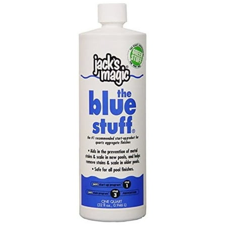 JMBLUE032 The Blue Stuff 32oz - Heavy Duty Cleaner Degreaser - Industrial Strength All Purpose Cleaning Solution - Automotive, Marine, Household, Qt Size