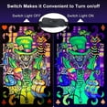 thumbnail image 5 of 2pcs Light Emitting Diode 5W UV LED Tube Black Light, 24 LEDs UV Light Bar 5V USB Port 395nm for Halloween Christmas Party Body Painting Makeup Neon D, 5 of 5
