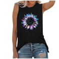 thumbnail image 1 of Gibobby Camisa de mujer sin mangas casual con estilo top camisas(Negro,G), 1 of 4