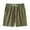 Army Green, variant on Mchoice Mens Shorts Summer Thin Mid-waist Cotton Hemp Beach Pants Casual Solid Color Drawstring Five-point Sports Shorts