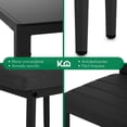 thumbnail image 4 of Juego De Comedor 4 Sillas y Mesa De Vidrio Templado Lexus negro 5, 4 of 7