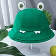 thumbnail image 4 of Women Frog Bucket Hat, Cute Cartoon Wide Brim Sun Summer Cap, 4 of 6
