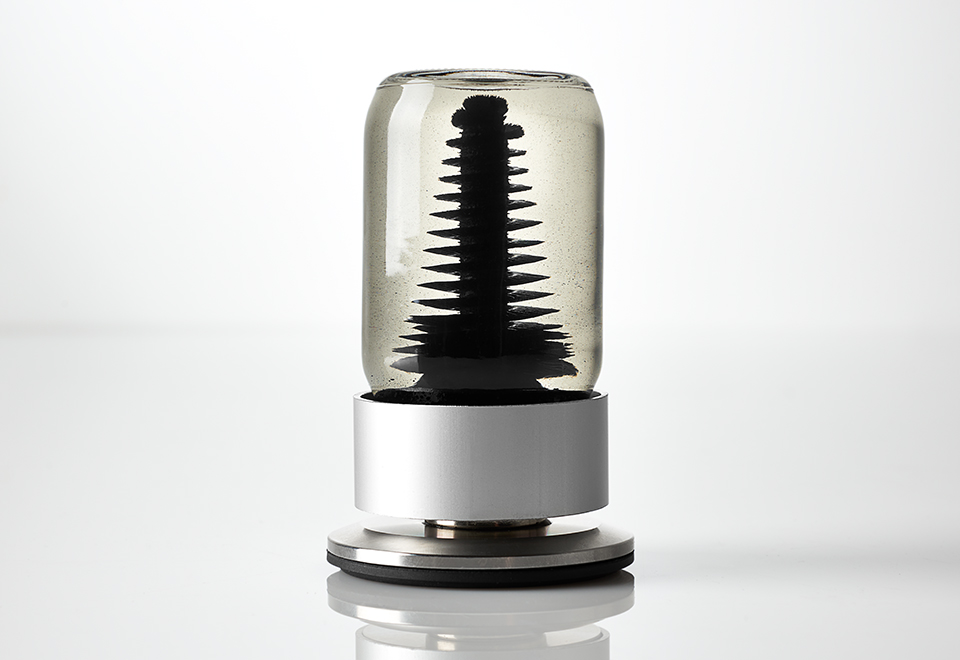 Spinning Ferrofluid Display