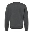 thumbnail image 2 of J. America - Triblend Fleece Crewneck Sweatshirt - 8870 - Black Triblend - Size: S, 2 of 4