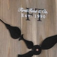 thumbnail image 3 of FirsTime & Co. Rustic Barnwood Wall Clock, 24", Weathered Barn Wood, 3 of 5