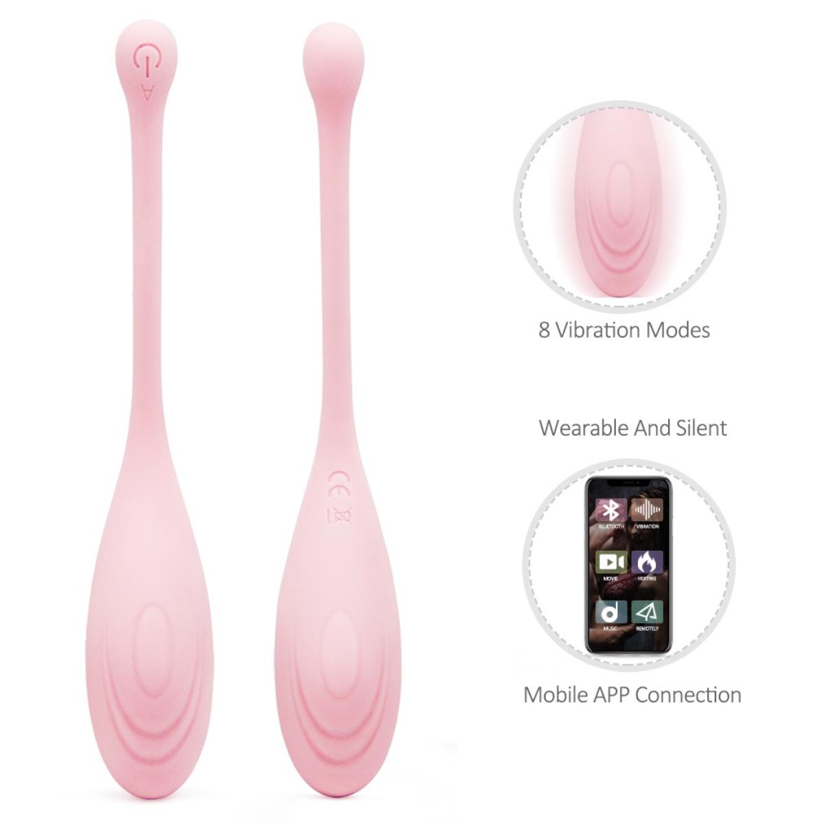 Rechargeable Mini Personal Massager with 10 Quiet Vibration Modes Cordless Handheld Massager for Neck Shoulder Back Body