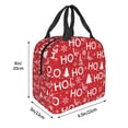 thumbnail image 3 of Disketp Christmas Hohoho Bolsa Térmica para Almuerzo para Hombre y Mujer, Ideal para Trabajo, Senderismo y Picnic, 3 of 8
