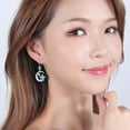 thumbnail image 4 of Boucles d'Oreilles Personnalité Mode Boucles d'Oreilles Lune Boucles d'Oreilles Boucles d'Oreilles Goutte d'Eau Boucles d'Oreilles Incrustées de Diamants, 4 of 9