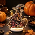 thumbnail image 6 of Halloween Decoration Indoor Outdoor Clearance Under $5.00! Thanksgiving Fall Decorations for Home, Halloween Rotating Display 360-degree Acrylic Stand - Suitable For Holiday Decoration, 6 of 8