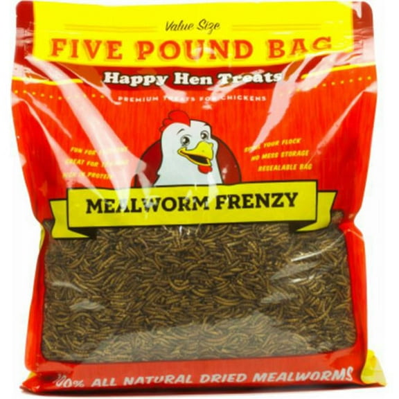 Happy Hen Treats  5 lbs Mealworm Frenzy