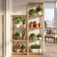 thumbnail image 4 of Gymax 2PCS 4-Tier Bookshelf w/Open Shelves Freestanding Storage Organizer for Home, 4 of 10