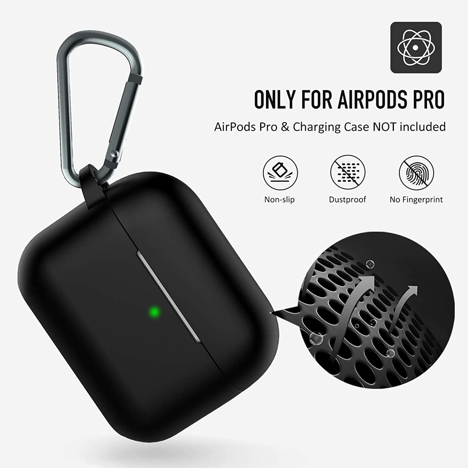 2 Pack) AirPods Pro Case with Keychain (Sky Blue / Black) | Walmart Canada