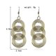 thumbnail image 4 of Pendientes de metal con grandes círculos de pila vintage Europa y los Estados Unidos pendiente de gota largo sexy exagerado tendencia personalizada, 4 of 5
