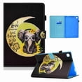 thumbnail image 1 of Dteck Folio Wallet Case for Samsung Galaxy Tab A7 Lite 8.7 inch 2021 Model (SM-T225/T220) with Pencil Holder Pockets Multi-Viewing Stand Magnetic Lightweight PU Leather Shockproof Cover, Elephant, 1 of 5