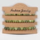 thumbnail image 1 of 3pcs/set Colorful Natural Stone Beads Bracelets - Stretchable Bangle Jewelry Gift for Women, 1 of 4