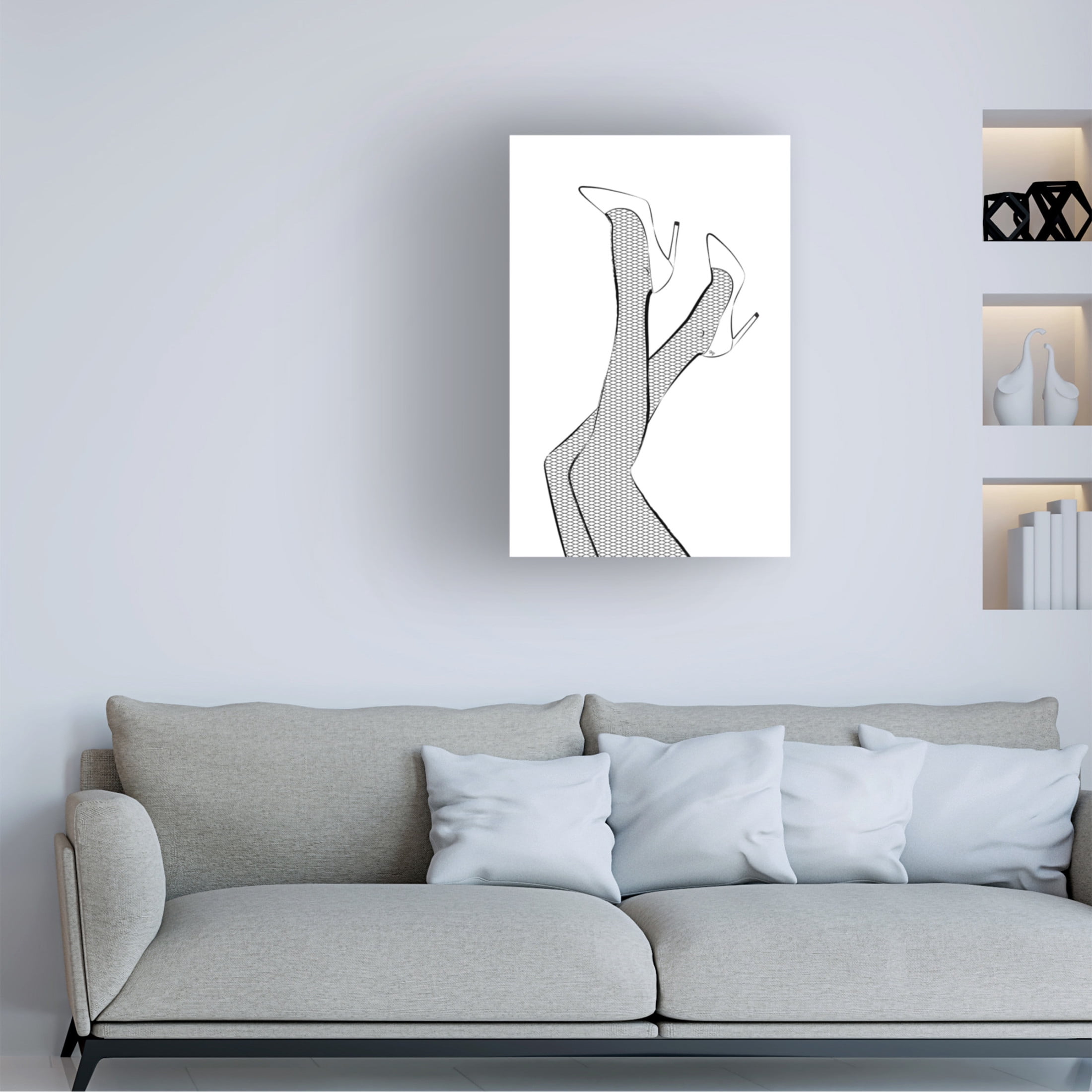 Trademark Fine Art Martina   Net Legs Canvas Wall Art
