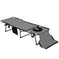 thumbnail image 1 of Outsunny Folding Chaise Lounge, Reclining Tanning Chair, Grey, 1 of 10