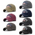 thumbnail image 1 of Baseball Cap USA Flag Adjustable Size for Running Workouts and Outdoor Activities All Seasons, 1 of 8