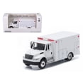 thumbnail image 1 of 2013 International Durastar Ambulance White Hobby exclusivo 1/64 modelo fundido a presión por Greenlight Greenlight 33041, 1 of 1