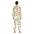 thumbnail image 4 of FORMRS Onesies Pajama for Adults Unisex Hoodie Winter Jumpsuit One Piece Sleepwear, Sizes S-2XL, Orange, 4 of 7