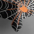 thumbnail image 5 of Halloween Spider Webs with Orange Spiders Square Tablecloth,Waterproof Square Table Cover,Wipeable Spillproof Washable Table Cover for Home Kitchen Party Decor 60"x60"(152x152cm), 5 of 6