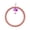 orange-small, variant on Cotton Rope Bird Toy Swing Rings For Cage Enrichment Parrots Parakeets Climbing Exercise And Balance Training