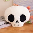 thumbnail image 4 of QLUEWX Halloween Bone Plush Pillow, 13.8 Inch Soft Fluffy Skeleton Stuffed Cushion, Spooky Gothic Decor for Sofa Bed Home Halloween Party Gift for Kids Adults, 4 of 6