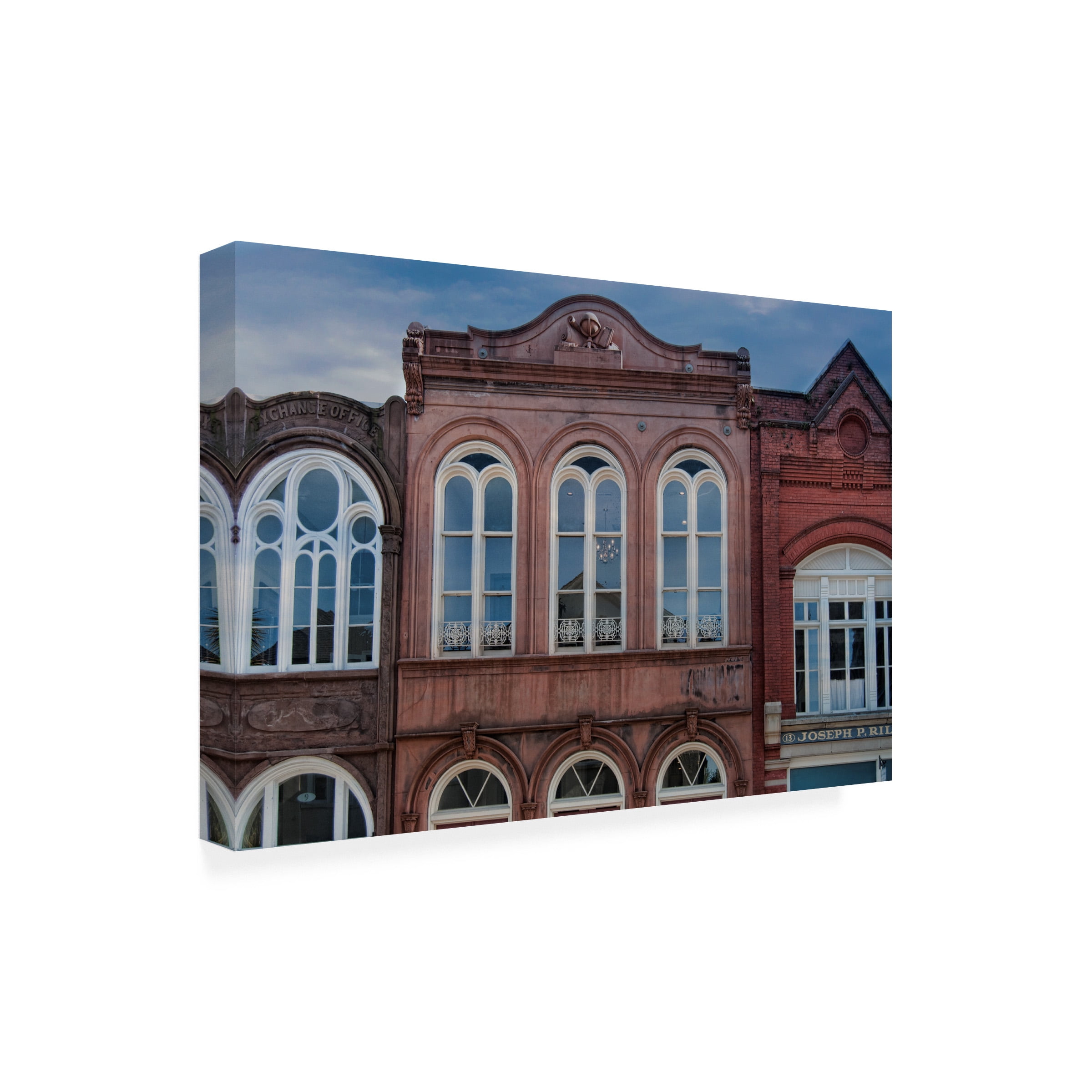 Lori Hutchison 'Downtown Charleston' Canvas Art
