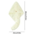 thumbnail image 3 of NWOKYZGH Microfiber Hair Towel Wrap, 1 Pack Thickened Drying Hair Wraps Towels with Button, Super Absorbent Drying Hair Towel Wrap for Curly Hair, Anti Frizz Towel for Women, 3 of 6
