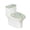 Lemon Fresh, variant on HELLHERO Polyester Toilet Seat Lid Cover Set Toilet Seat Cover Replacement Fits All Toilet Shapes Elastic Edge Soft Washable and Reusable Elastic Bottom for U-Shaped, Fun Icons Print