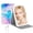 Colorful, variant on Generic Rechargeable Travel Makeup Mirror with 72 Led Lights, Portable Lighted Beauty Mirror, 3 Color Lighting, Dimmable Touch Screen, Tabletop LED Folding Cosmetic Vanity Mirror