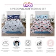 thumbnail image 5 of Furby Kids Full Bed in a Bag, 5Pc Bedding Set, Comforter and Sheets, 5 of 8