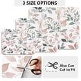 thumbnail image 5 of Wobogo A Pattern Of Leaves in Soft Pinks Dish Drying Mats Diatomaceous Earth Super Absorbent Non-slip Rubber Sole 23.6×19.7in, 5 of 11