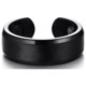 thumbnail image 3 of Elegante anillo de terapia magnética de titanio (negro) para hombres y mujeres, alivio del dolor artrítico del túnel carpiano - Anillo magnético terapéutico para drenaje linfático oro rosa, 3 of 5