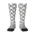 thumbnail image 2 of Lsque Happy Football Printed Crew Socks Men's Women's LightWeight Thin Casual Calf Socks ,Knee High Socks,Cotton Socks, 2 of 9